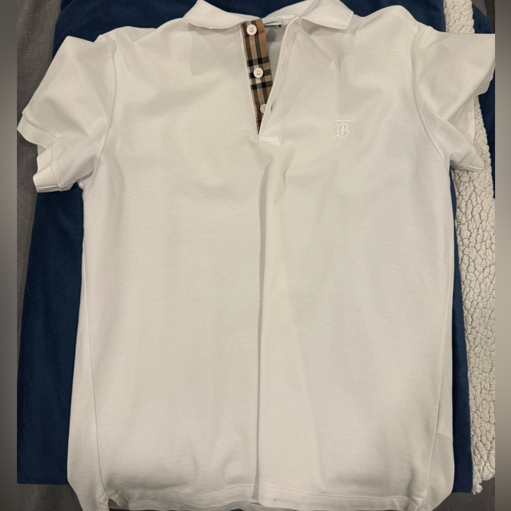 Burberry White Polo